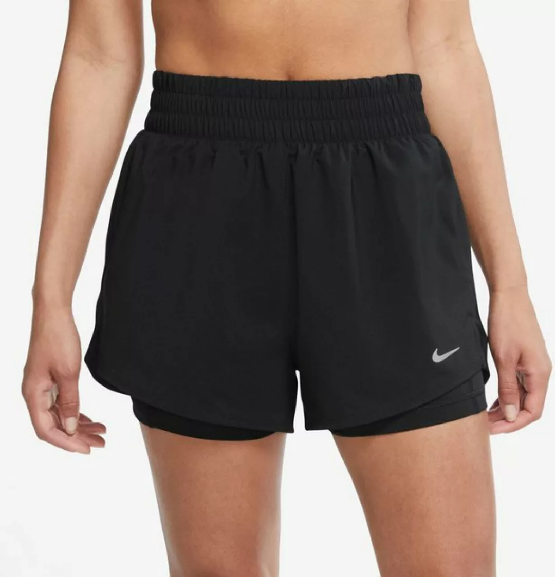 Nike Sweatshorts W NK ONE DF HR 3IN 2N1 SHORT BLACK/REFLECTIVE SILV günstig online kaufen