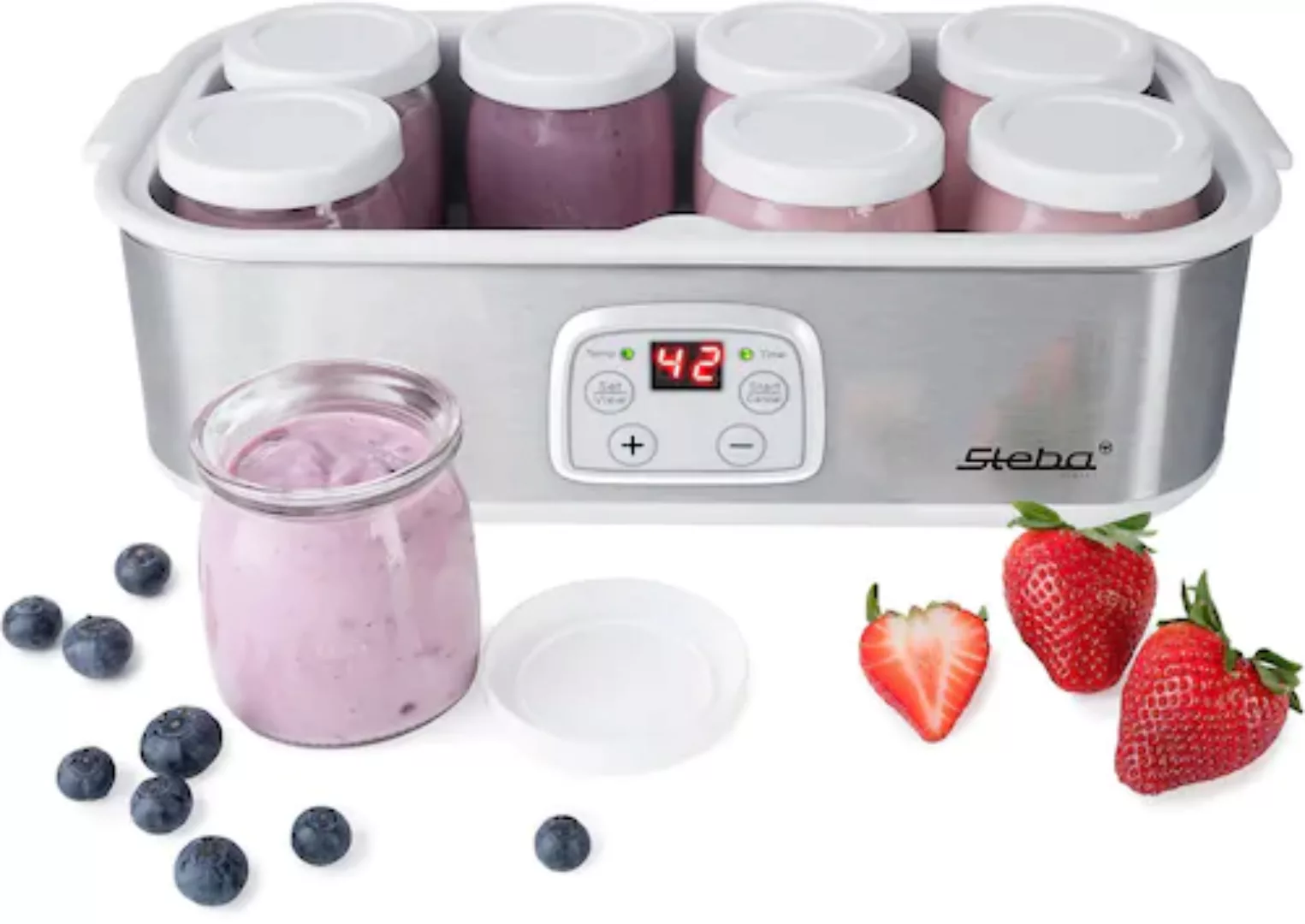 Steba Joghurtbereiter »JM 3«, 8 Portionsbehälter, je 180 ml günstig online kaufen