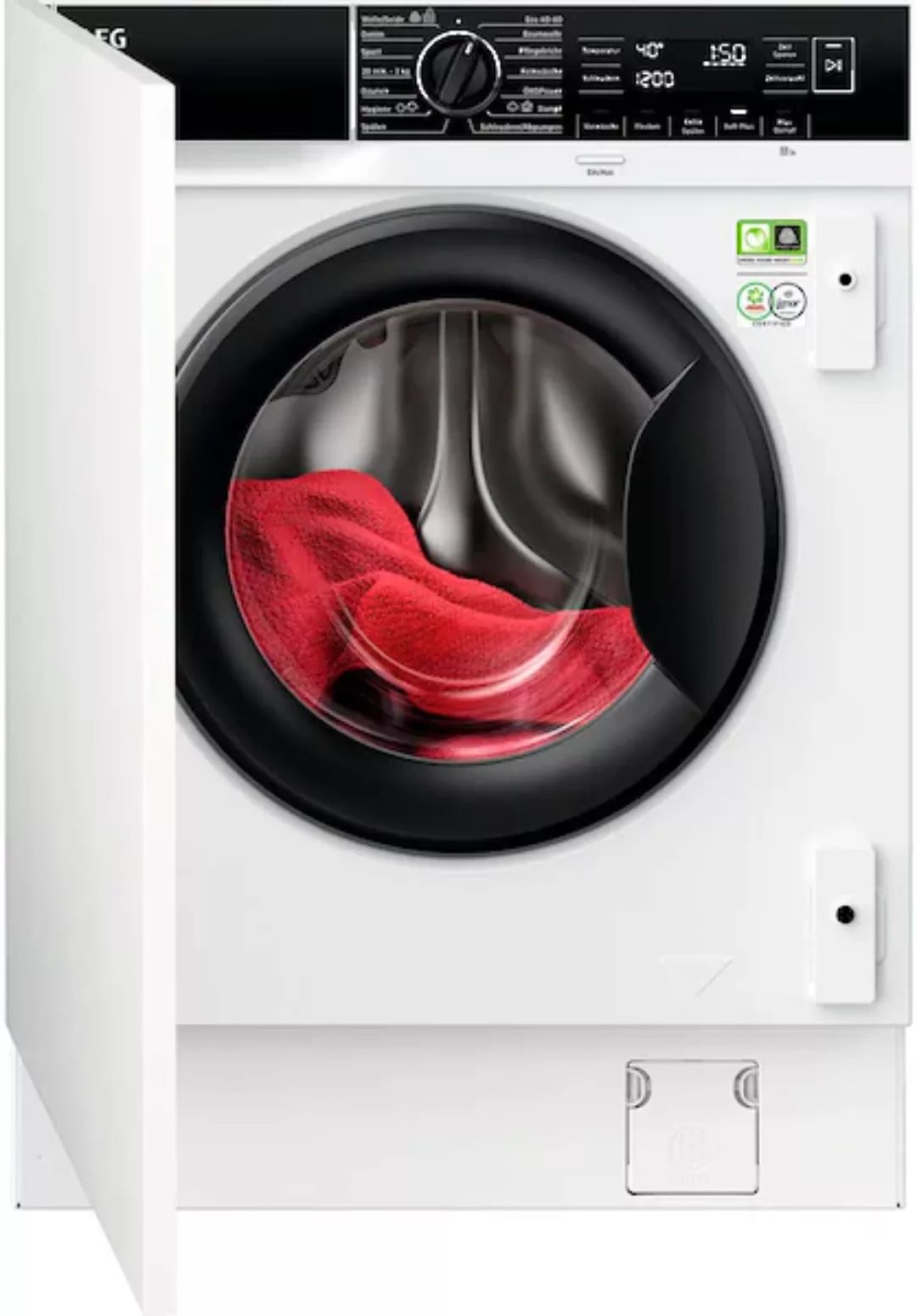 AEG Einbauwaschmaschine »LR8BI7480«, 8000, LR8BI7480, 8 kg, 1400 U/min, Öko günstig online kaufen