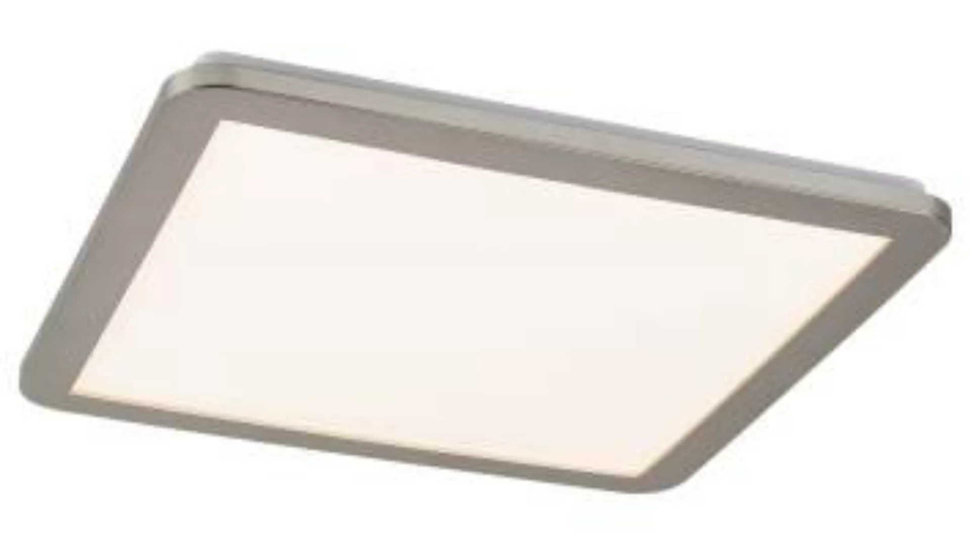 LED Deckenlampe dimmbar B:40cm blendarm in Silber günstig online kaufen