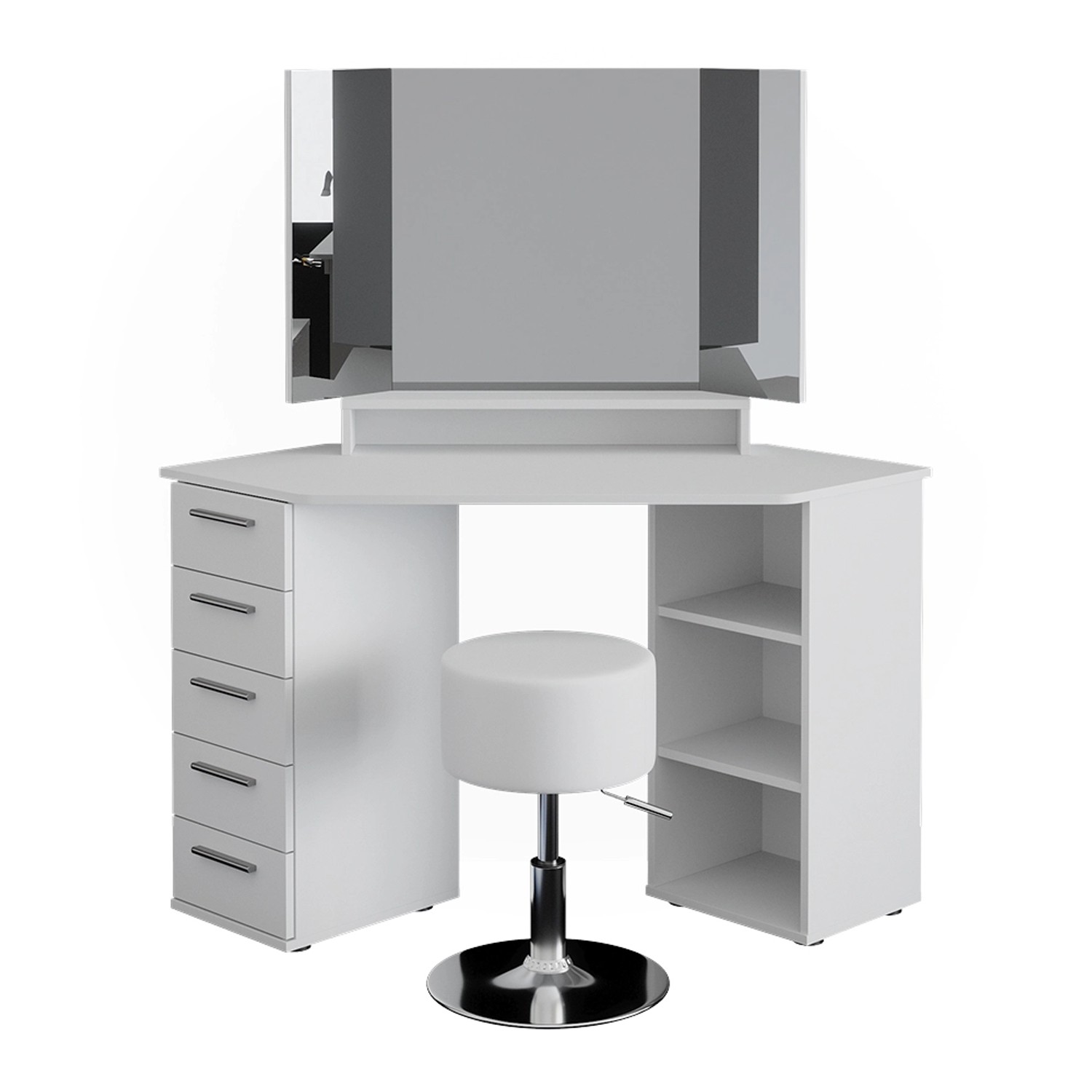 Vicco Schminktisch Sofia, Weiß, 128 cm günstig online kaufen