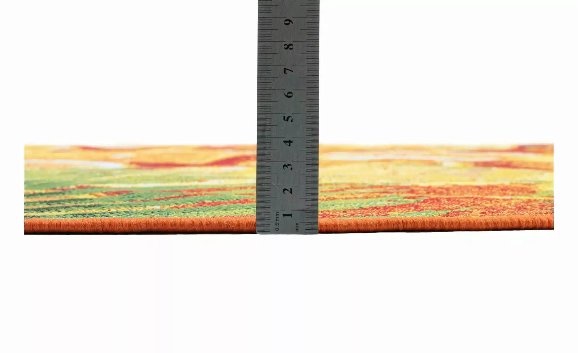 Sansibar Teppich »Rantum Beach 003«, rund, 5 mm Höhe, Flachgewebe, modernes günstig online kaufen