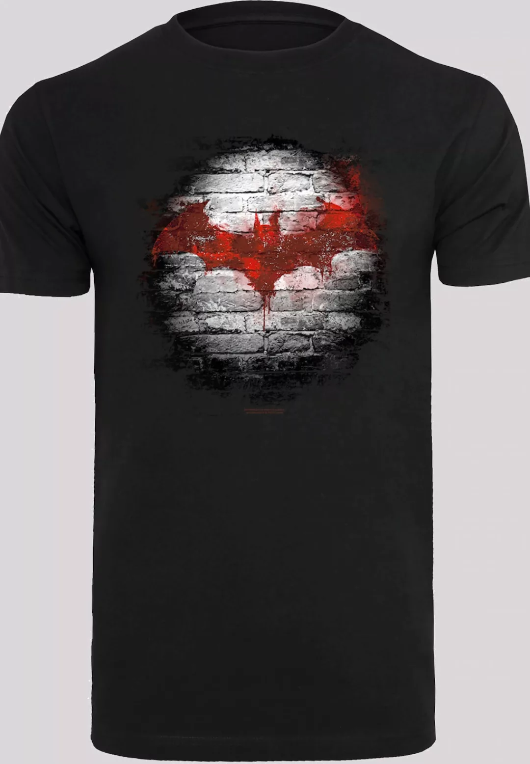 F4NT4STIC T-Shirt "Batman Logo Wall", Herren,Premium Merch,Regular-Fit,Basi günstig online kaufen