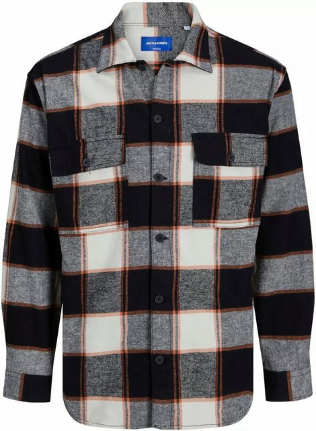 Jack & Jones PlusSize Langarmhemd JORBLAFRI CHECK OVERSHIRT LS PLS mit Brus günstig online kaufen