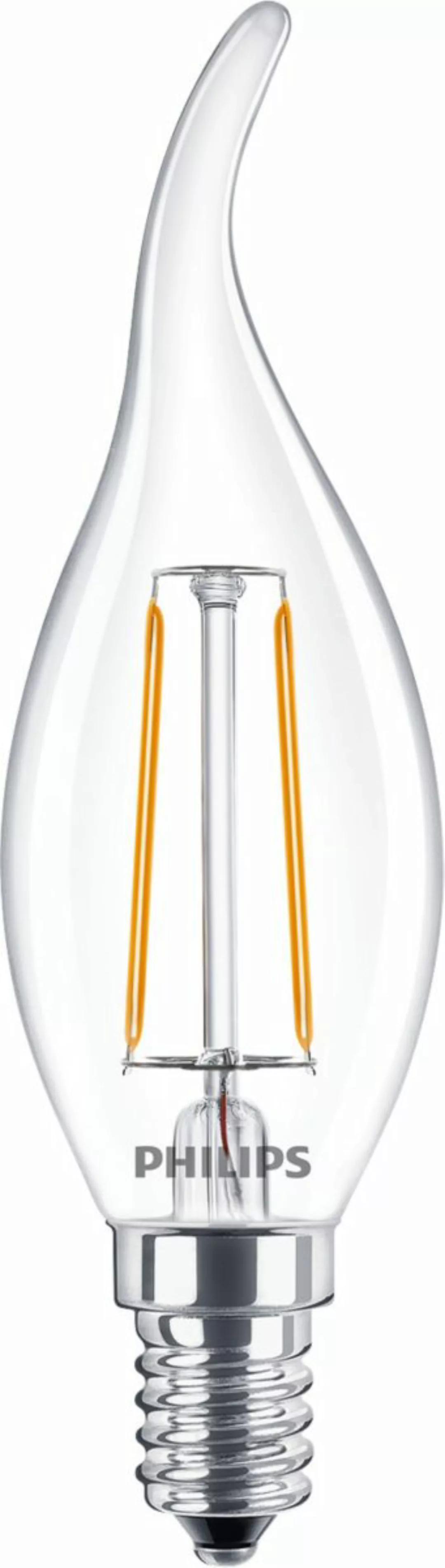 Philips Lighting LED-Kerzenlampe E14 klar Glas CorePro LED#37759200 günstig online kaufen