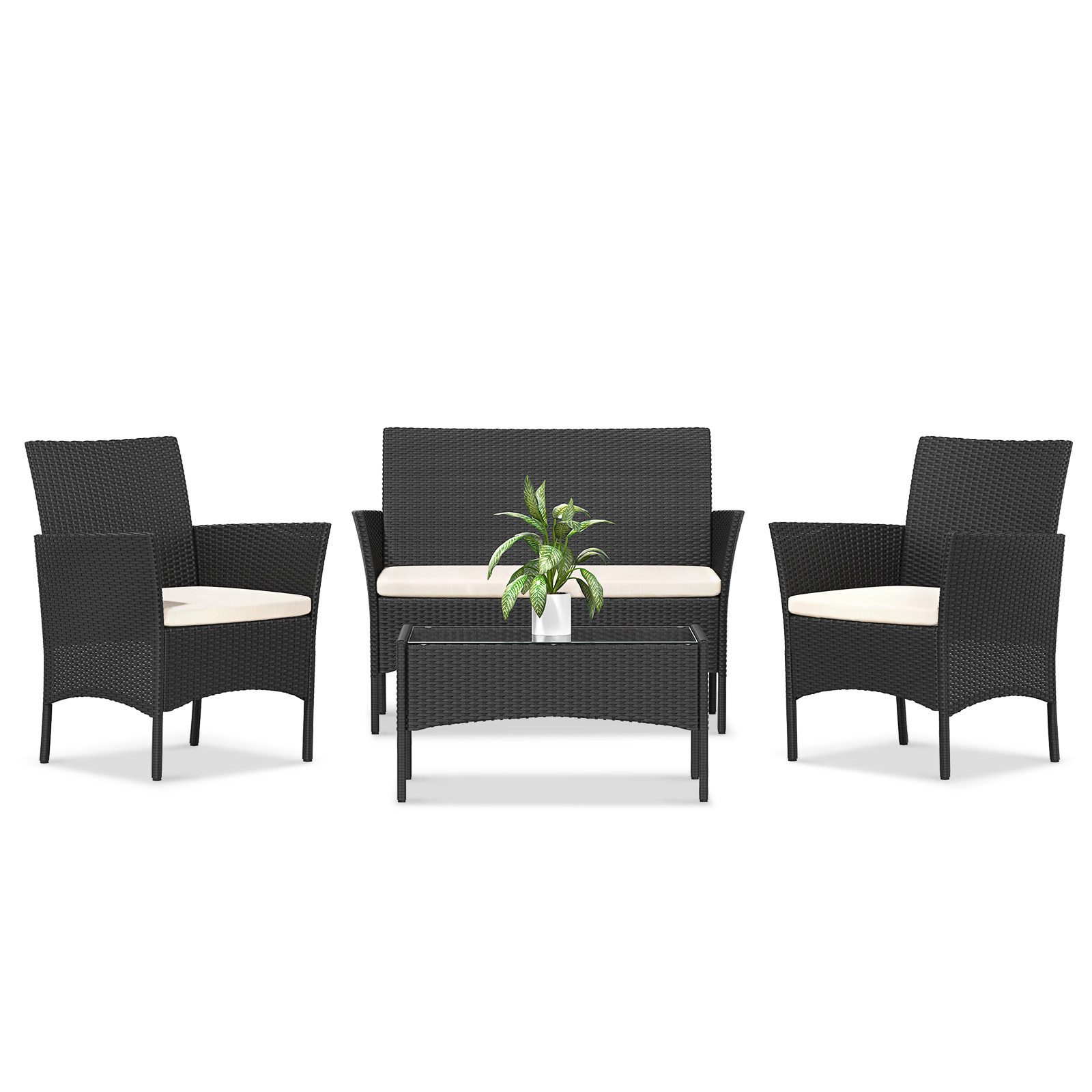 BIGZZIA Gartenlounge-Set Gartenmöbel-Set für den Außenbereich günstig online kaufen