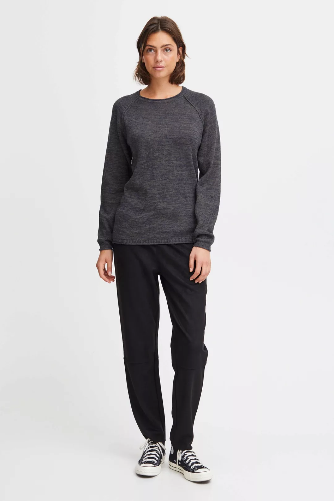 OXMO Strickpullover OXDaniela Oversize-Pullover in Loch-Strick Optik günstig online kaufen