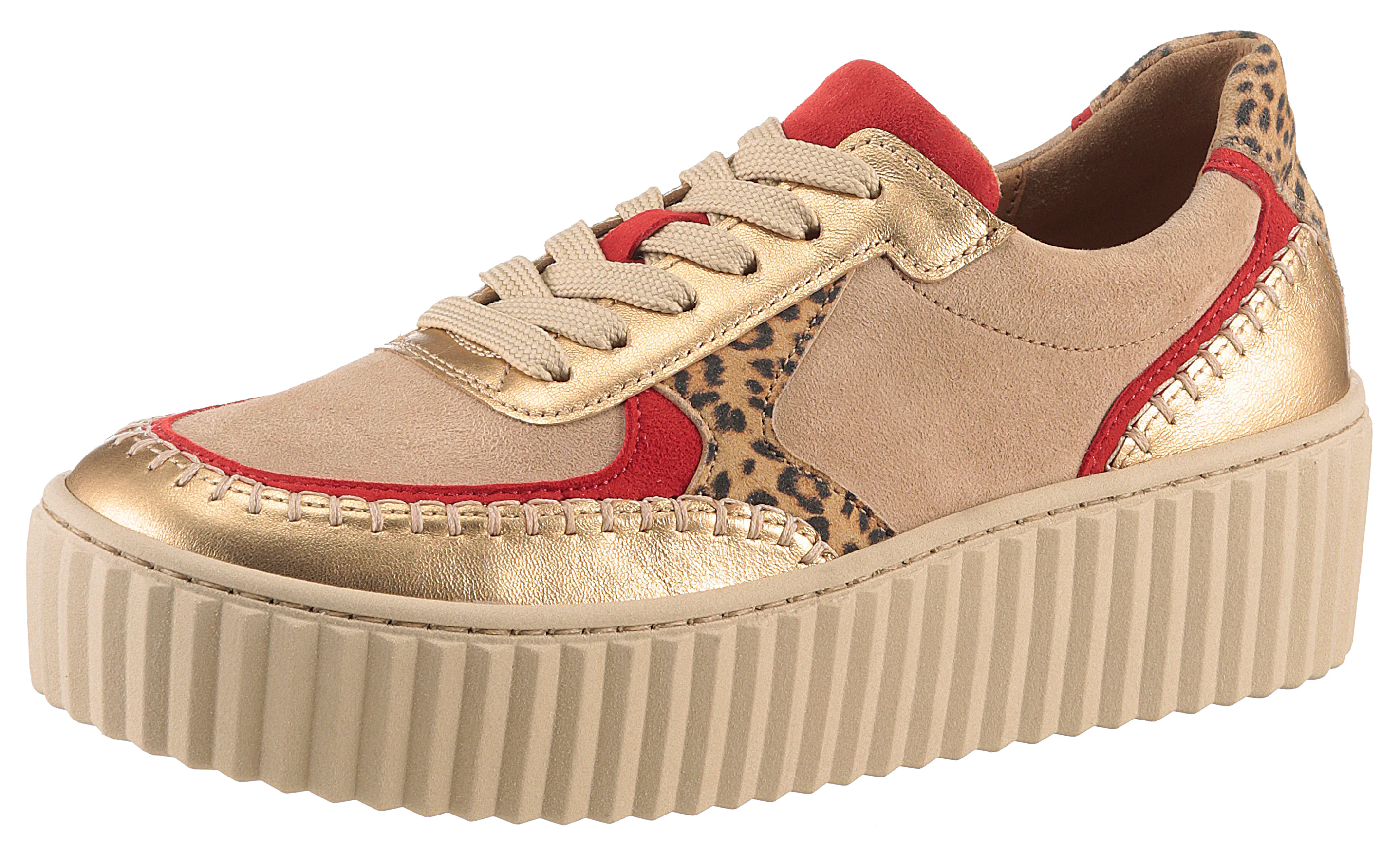 Gabor Plateausneaker, Freizeitschuh, Halbschuh, Schnürschuh mit Best Fittin günstig online kaufen