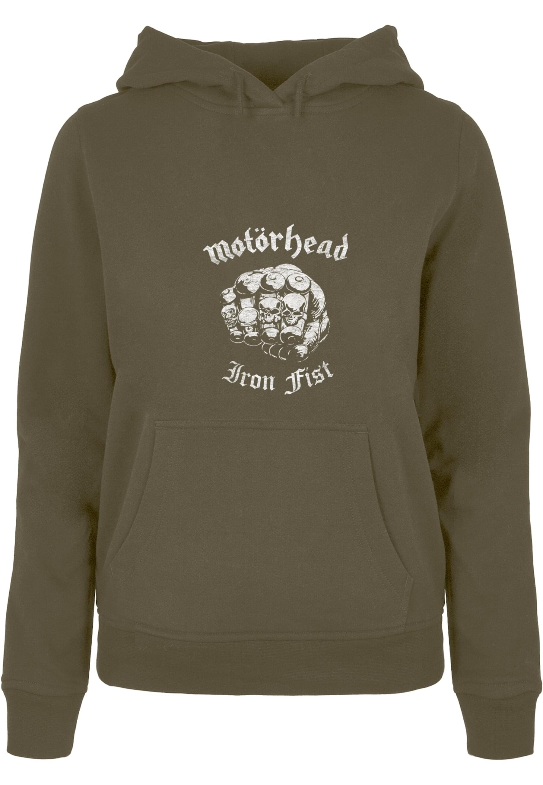 Merchcode Kapuzenpullover Merchcode Damen Ladies Motorhead - Iron Fist Basi günstig online kaufen