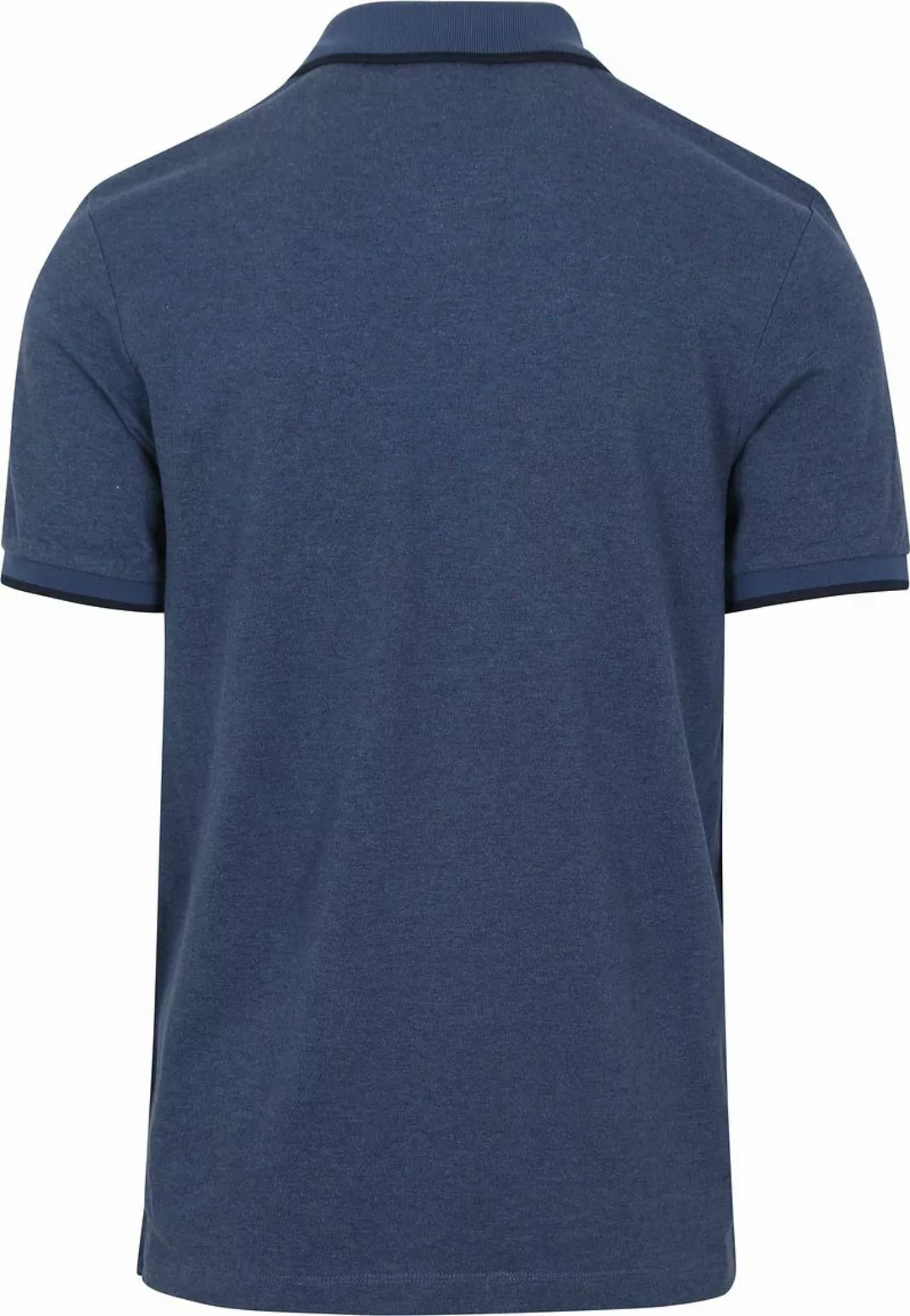 Scotch And Soda Melange Poloshirt Dunkelblau - Größe XXL günstig online kaufen