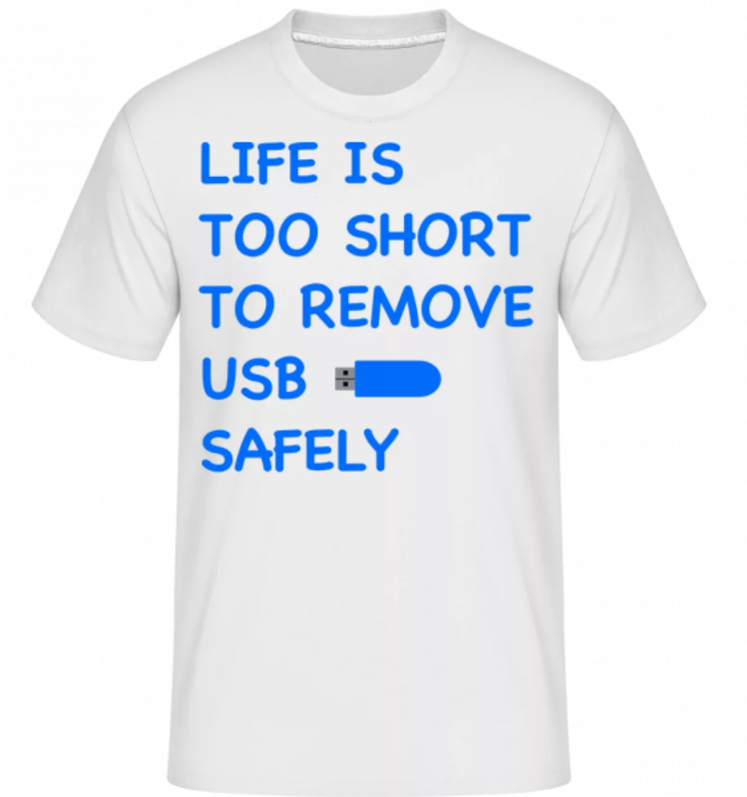 Remove USB Safely · Shirtinator Männer T-Shirt günstig online kaufen