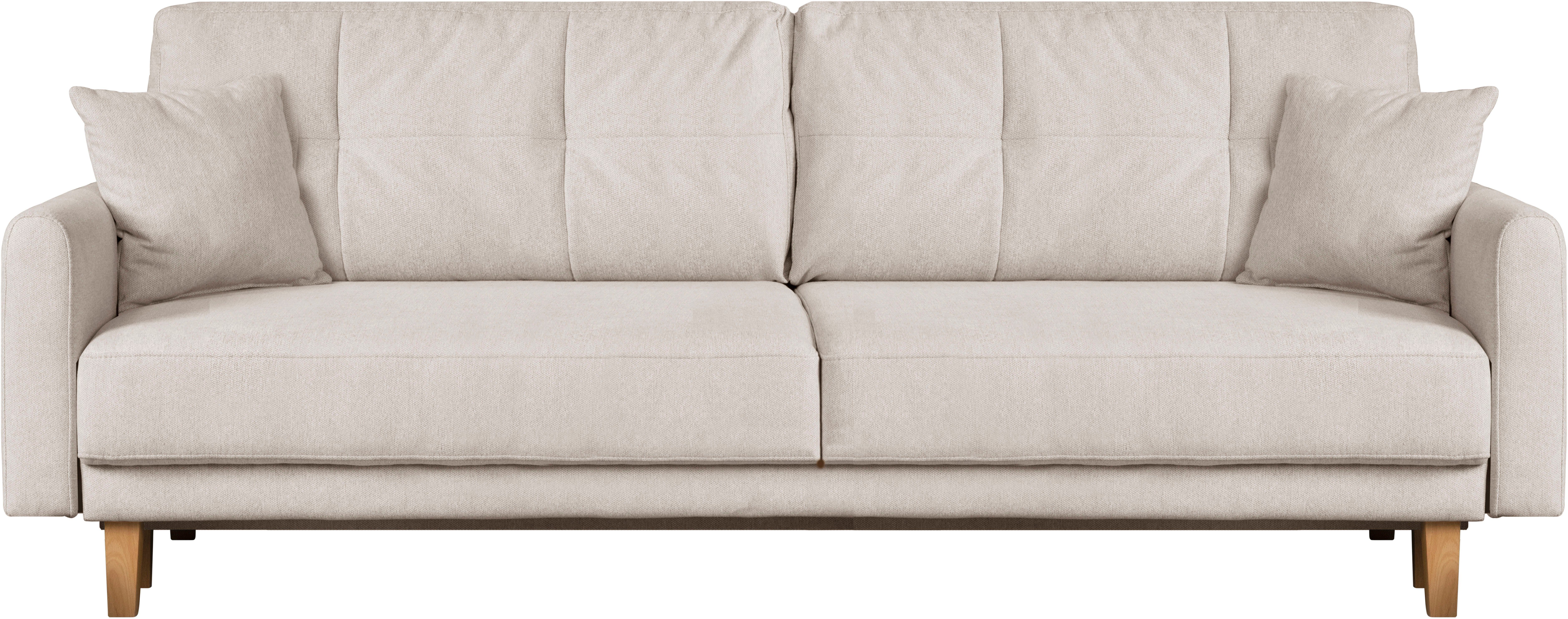 Home affaire 3-Sitzer "TRIPLO optionale Schlafsofa mit Bettkasten, Maße B/T günstig online kaufen
