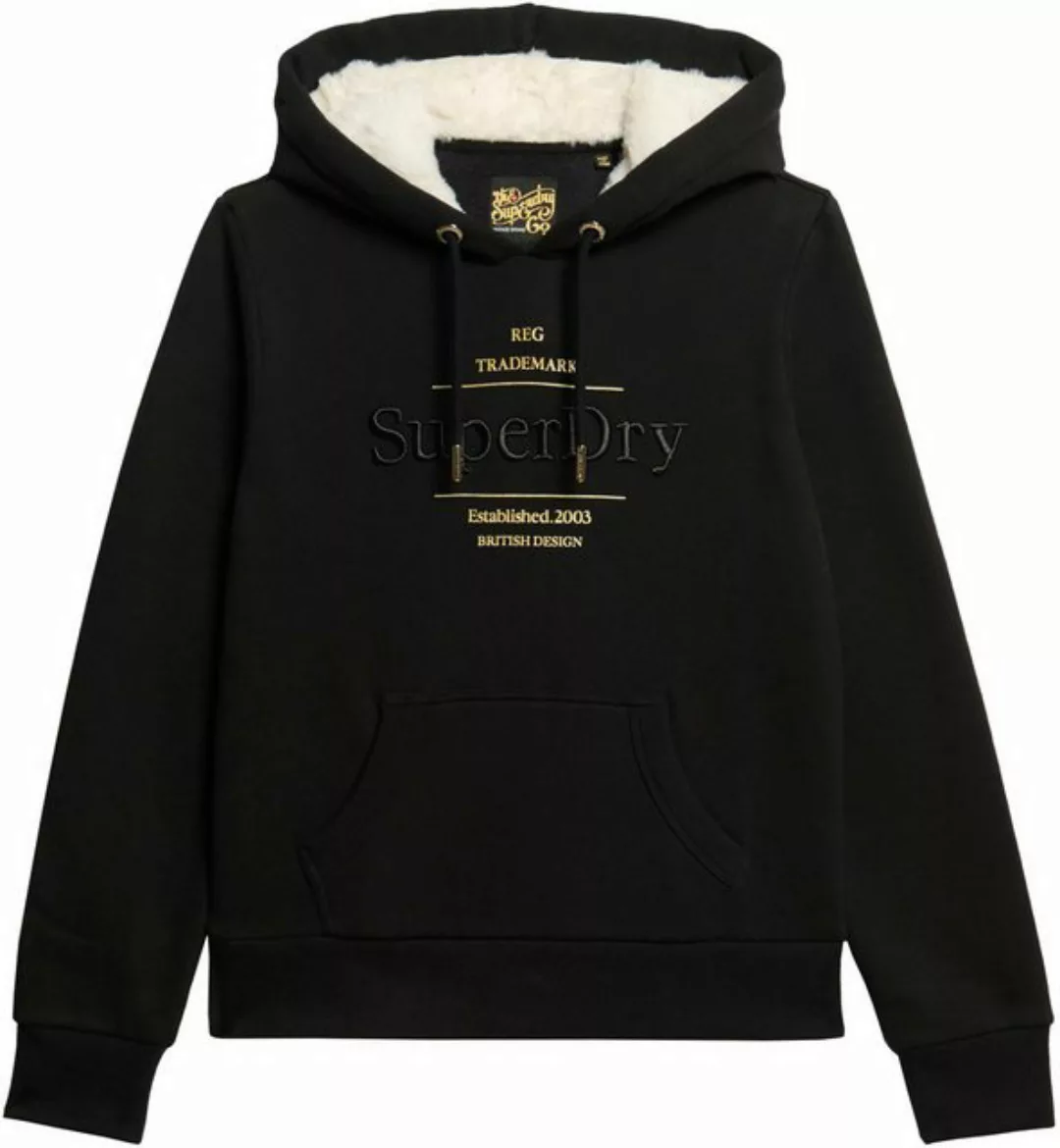 Superdry Kapuzensweatshirt Luxe Metallic Logo Hoodie günstig online kaufen