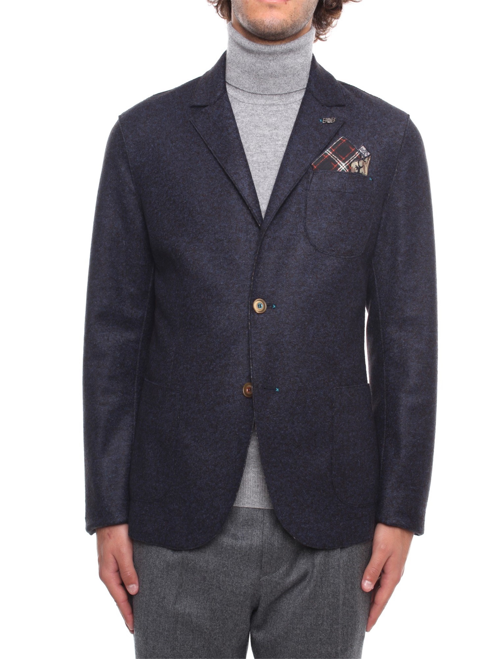 BOB Blazer Herren blau Acrilica/poliestere/lana günstig online kaufen