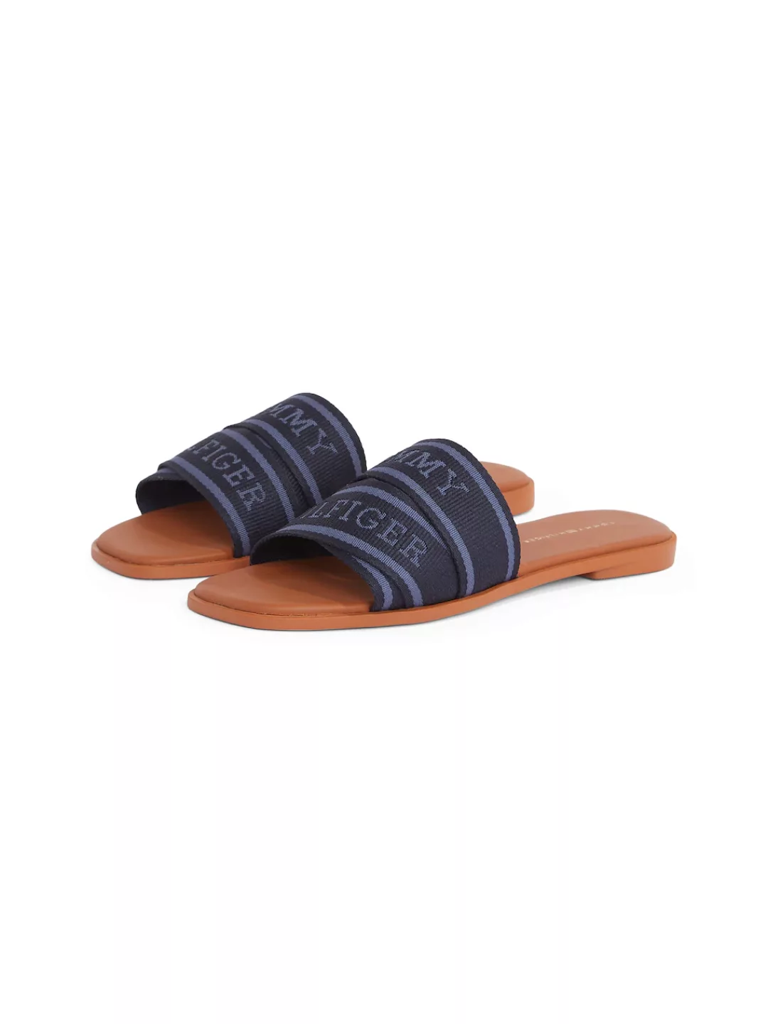 Tommy Hilfiger Pantolette "TOMMY HILFIGER WEBBING MULE", Blockabsatz, Somme günstig online kaufen