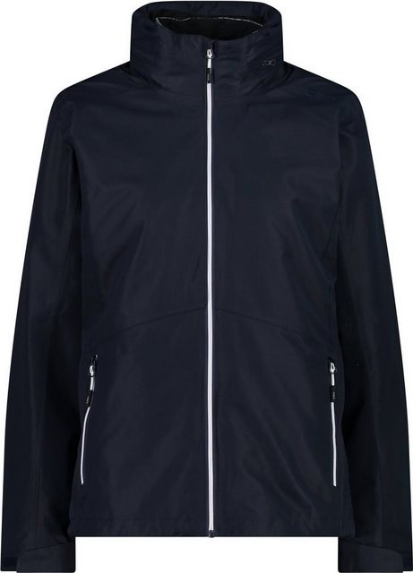 CMP Funktionsjacke WOMAN JACKET ZIP HOOD DETACHBLE INN.JACKET BLACK BLUE günstig online kaufen