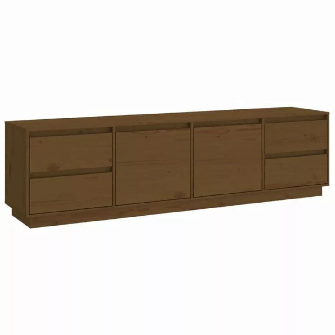 Vidaxl Tv-schrank Honigbraun 176x37x47,5 Cm Massivholz Kiefer günstig online kaufen