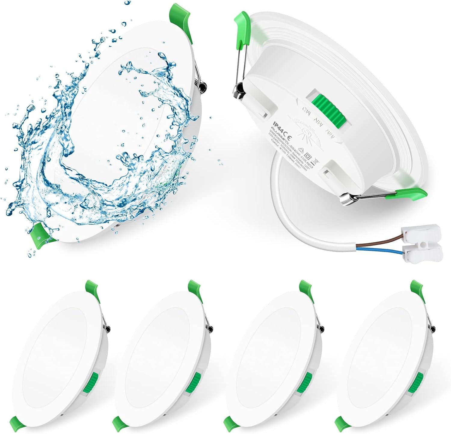 ALUSSO LED Einbaustrahler 6er-Set, 230 V günstig online kaufen