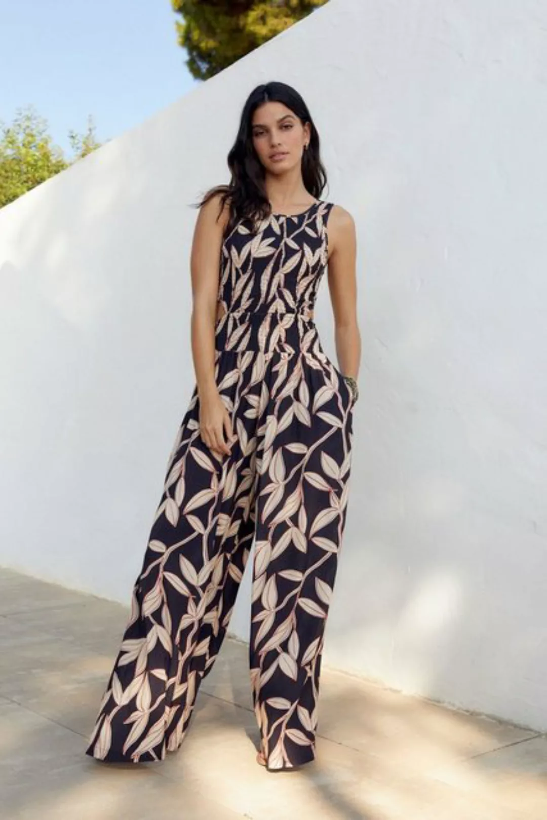 Next Jumpsuit Overall mit gekräuseltem Saum (1-tlg) günstig online kaufen