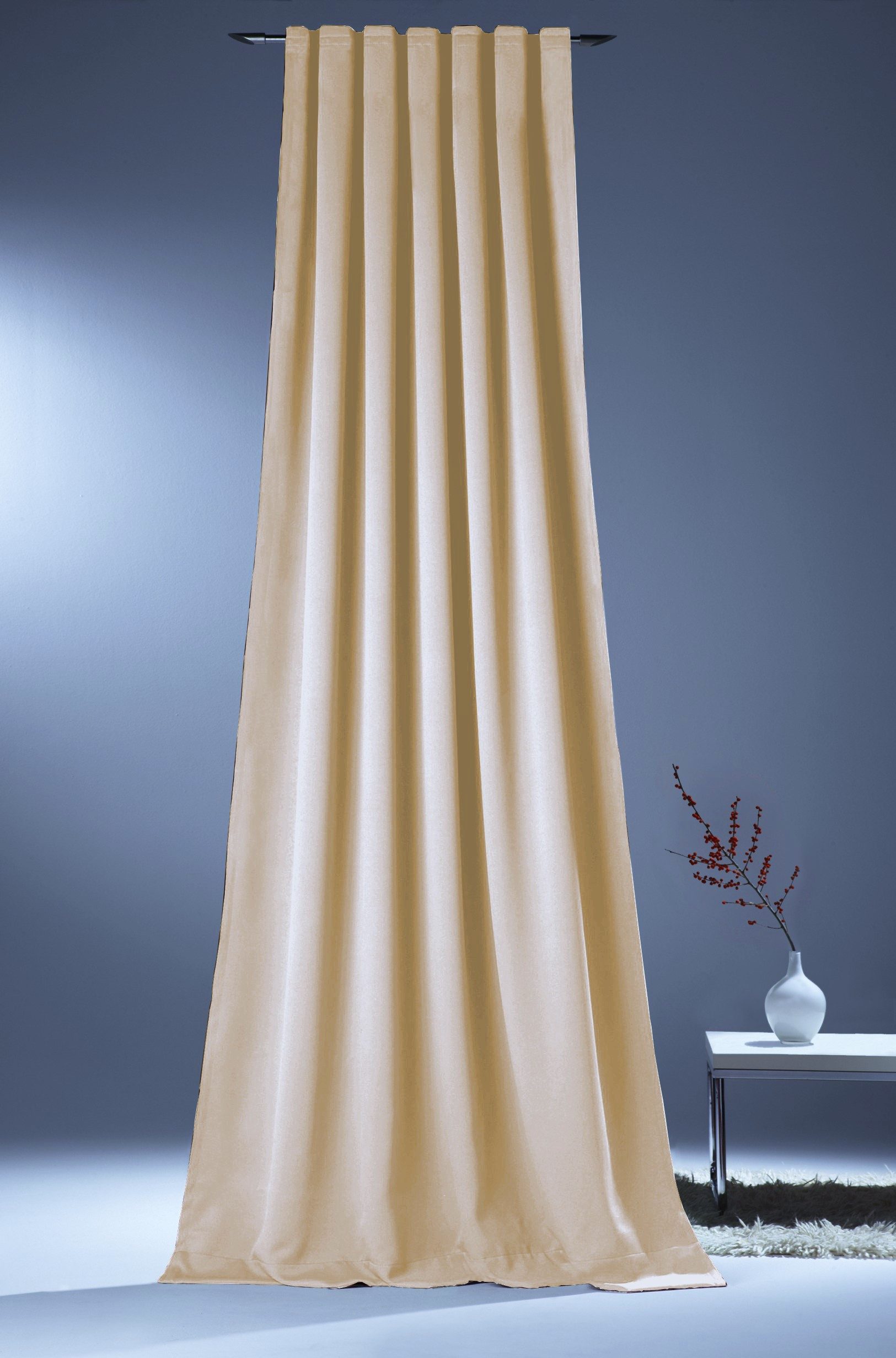 novumfix Verdunkelungsvorhang Sunout/15 beige Kombi-Band Thermovorhang günstig online kaufen