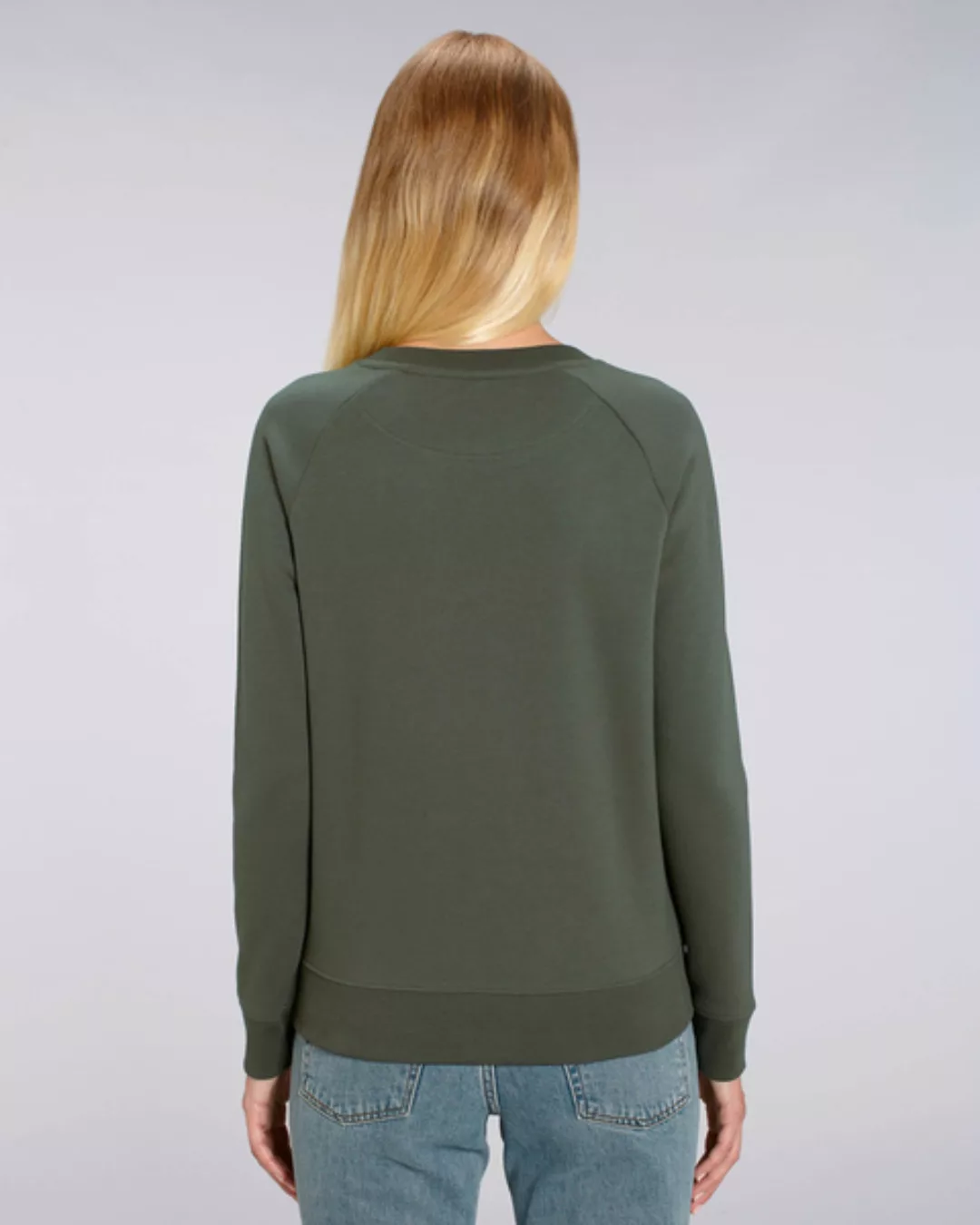 Bio Damen Rundhals Sweatshirt "Feel - Change Your View" - In 7 Farben günstig online kaufen