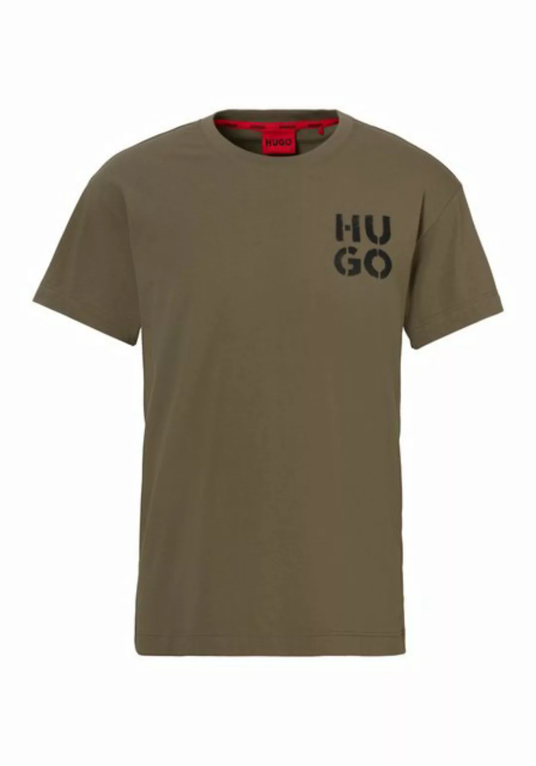 HUGO T-Shirt SprayLogo T-Shirt mit Rundhalsausschnitt günstig online kaufen