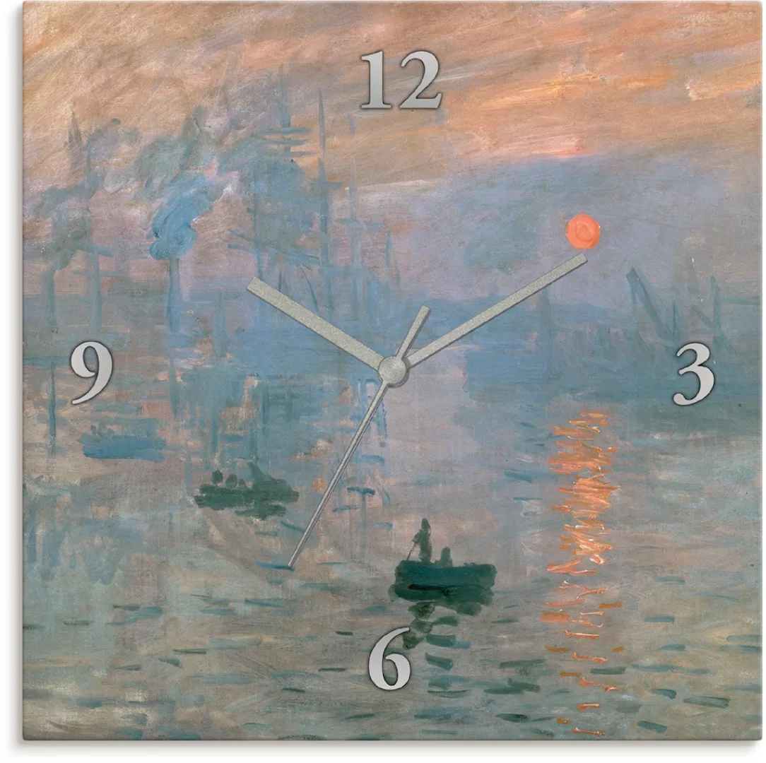 Artland Wanduhr "Impression (Sonnenaufgang). 1872" günstig online kaufen