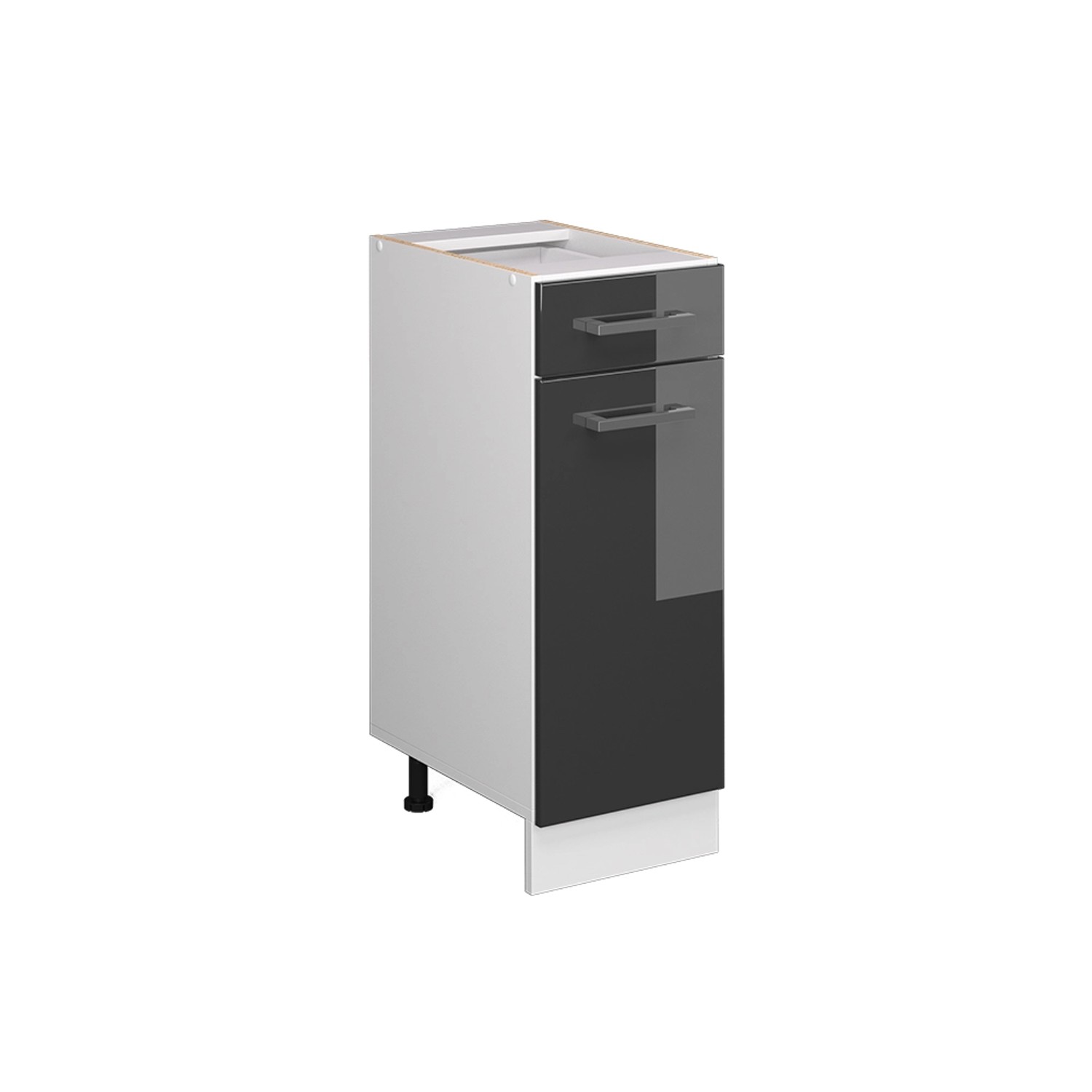 Vicco Unterschrank R-Line, Anthrazit Hochglanz/Weiß, 30 günstig online kaufen