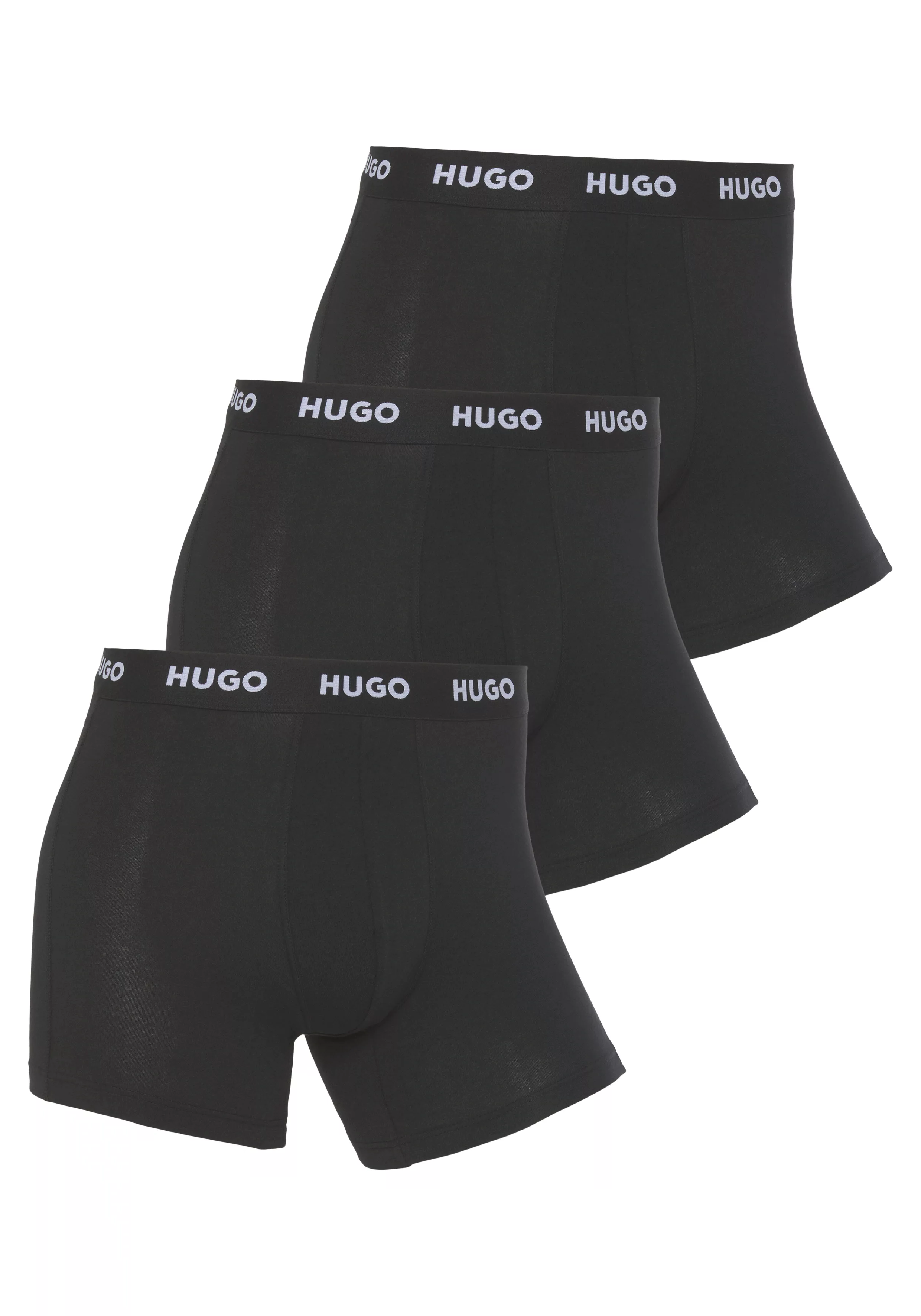 HUGO Underwear Boxer "BOXERBR TRIPLET PACK", (3 St.), mit HUGO Logo-Elastik günstig online kaufen