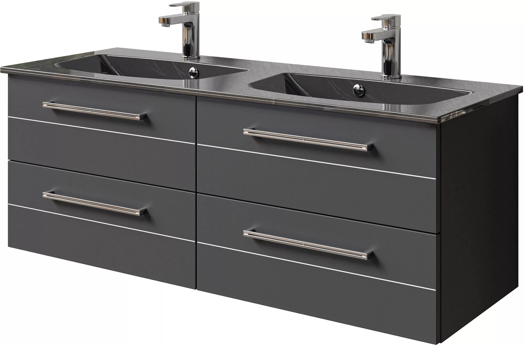 Saphir Waschtisch "Serie 6025 Mineralmarmor-Waschtisch mit Unterschrank, 13 günstig online kaufen