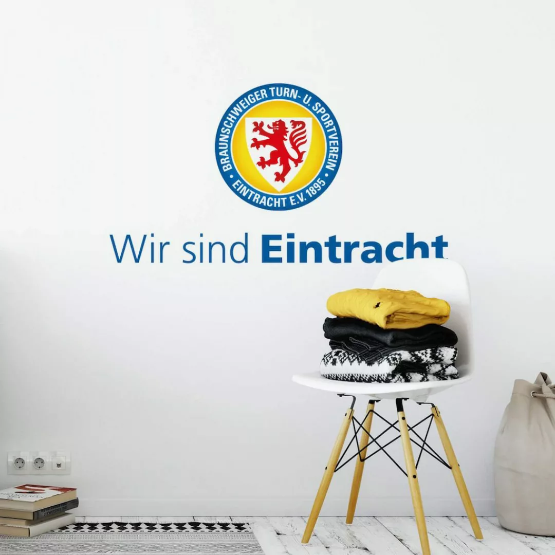 Wall-Art Wandtattoo "Wir sind Eintracht Braunschweig", (Set, 1 St.), selbst günstig online kaufen
