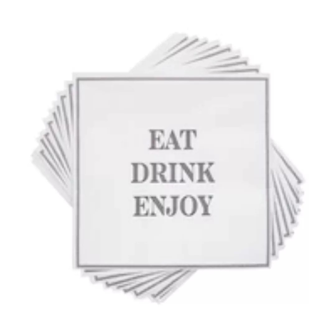 APRÈS Papierserviette Eat Drink Enjoy 20 Stück günstig online kaufen