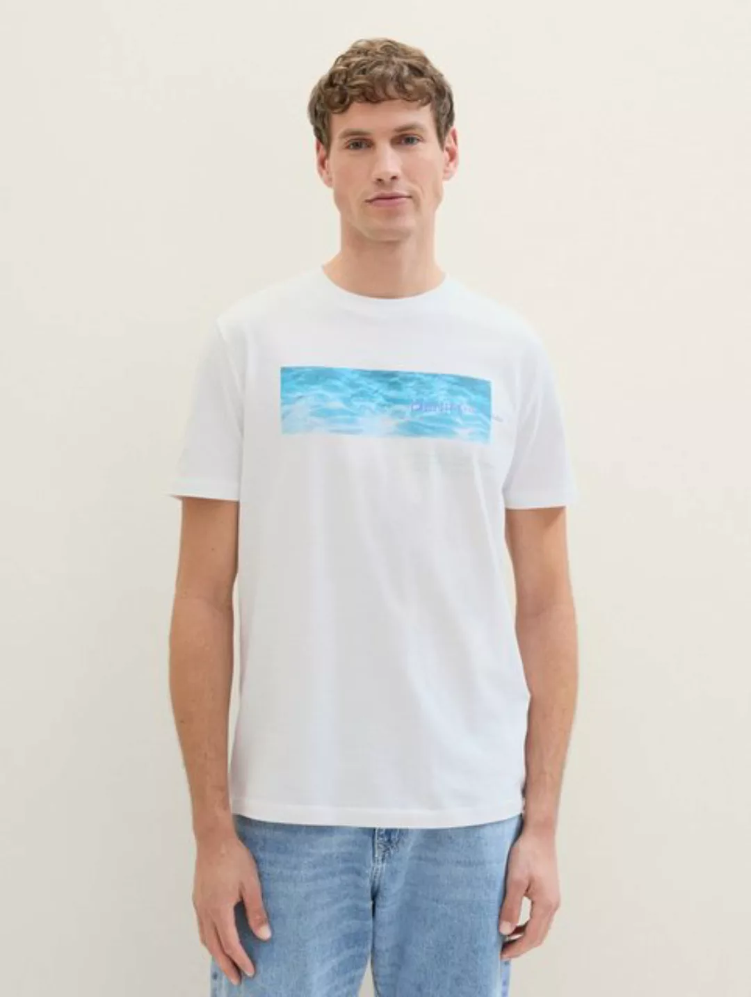 TOM TAILOR Denim T-Shirt T-Shirt mit Motivprint günstig online kaufen