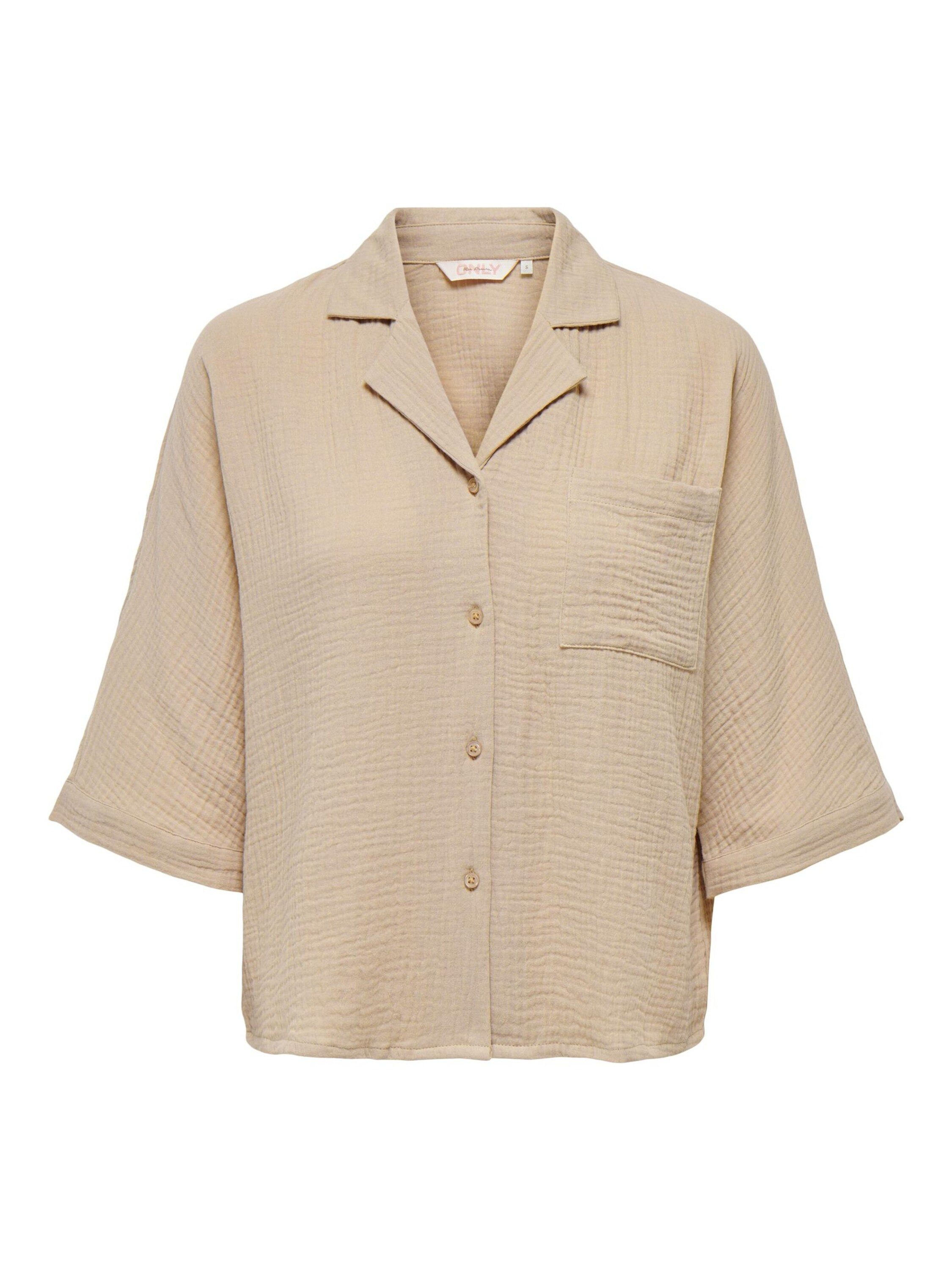 ONLY Kurzarmbluse THYRA (1-tlg) Plain/ohne Details günstig online kaufen