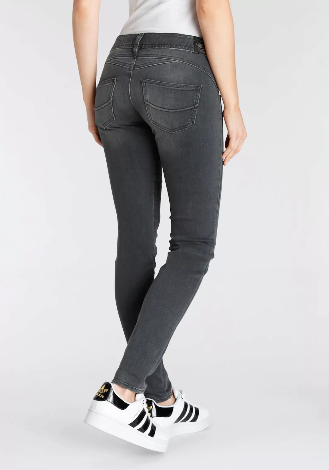 Herrlicher Slim-fit-Jeans GILA mit seitlichen Keileinsätzen für eine streck günstig online kaufen