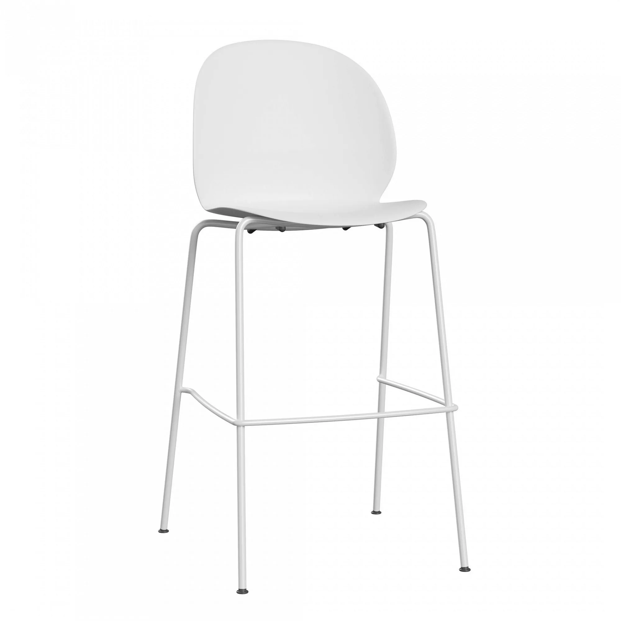 Fritz Hansen - N02™ Recycle Hoher Barhocker 76cm - off-white/Sitzschale rec günstig online kaufen