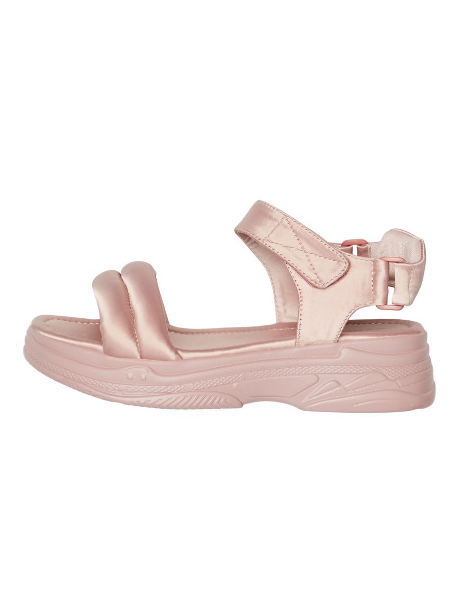 VERO MODA Satin Klettverschluss Sandalen Damen Pink günstig online kaufen