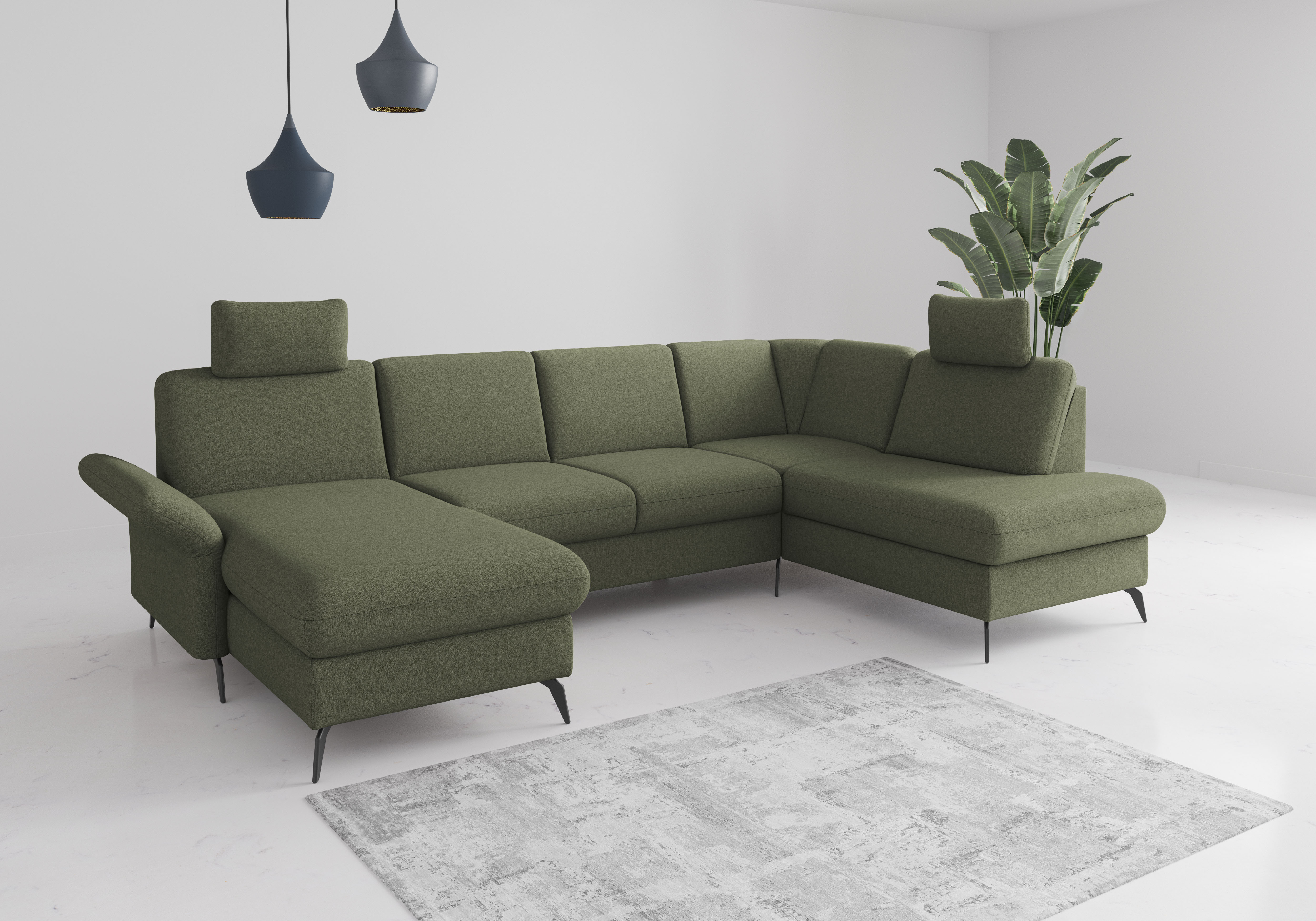 Home affaire Ecksofa "Rochelle", wahlweise mit Bettfunktion, Bettkasten und günstig online kaufen