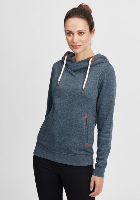 OXMO Hoodie OXVicky Hood Kapuzenpullover mit Cross-Over Kragen günstig online kaufen