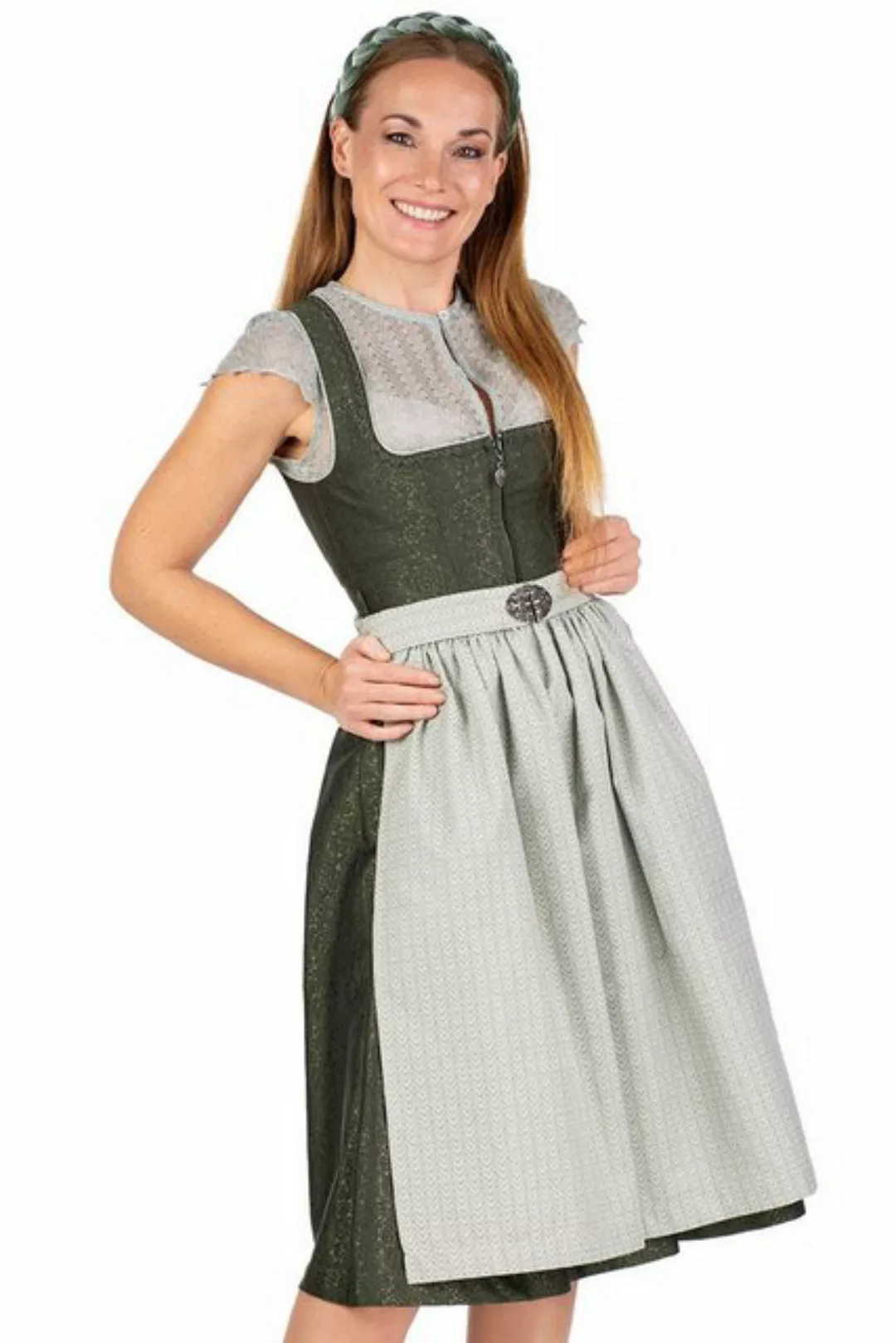 MarJo Dirndl Midi Dirndl 2tlg. - SEßLACH - olive/pistazie günstig online kaufen