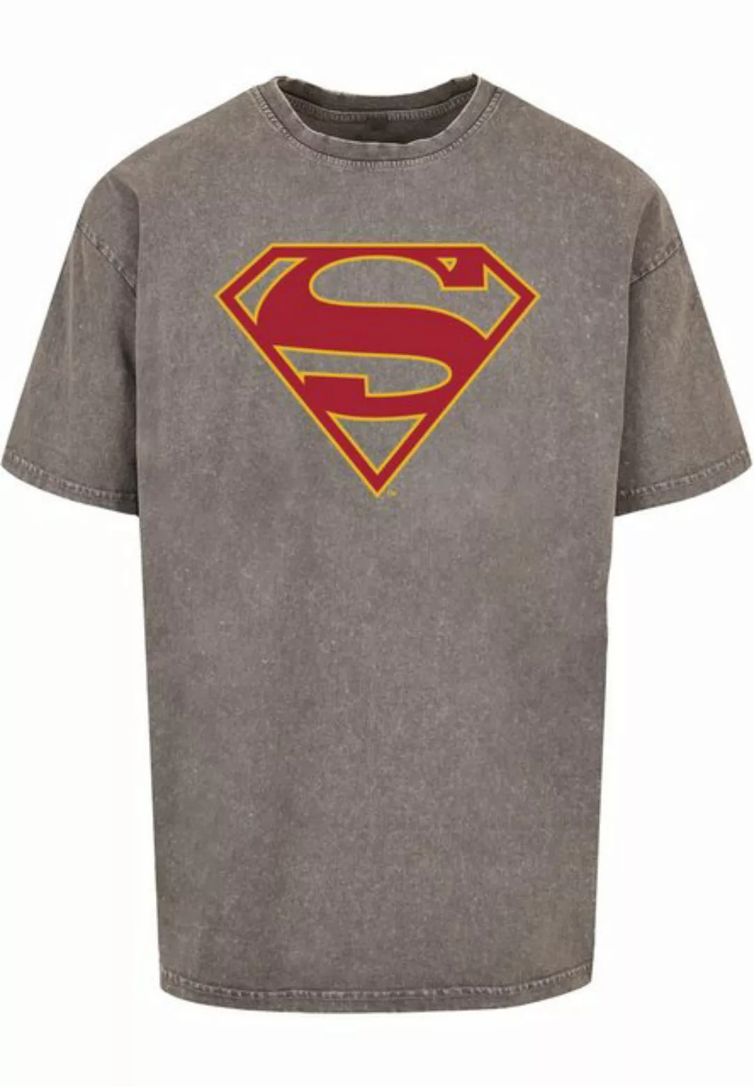 ABSOLUTE CULT T-Shirt ABSOLUTE CULT Herren Supergirl - Logo Acid Washed Ove günstig online kaufen