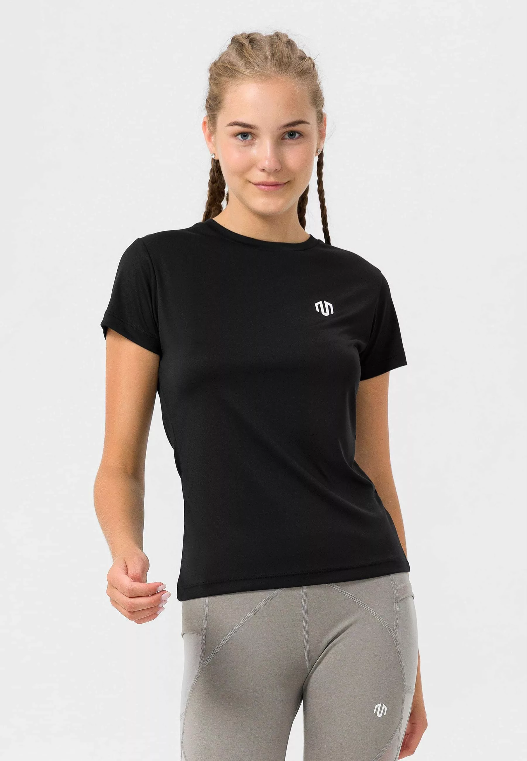 MOROTAI Langarmhemd "MOROTAI Damen Morotai Brand Basic Tee" günstig online kaufen