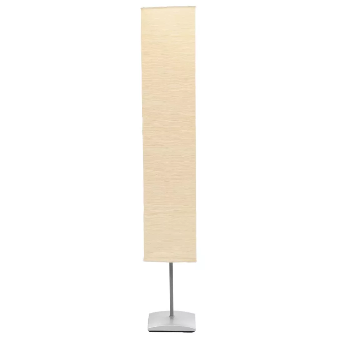 Standleuchte Mit Stahlstender 135 Cm Beige günstig online kaufen