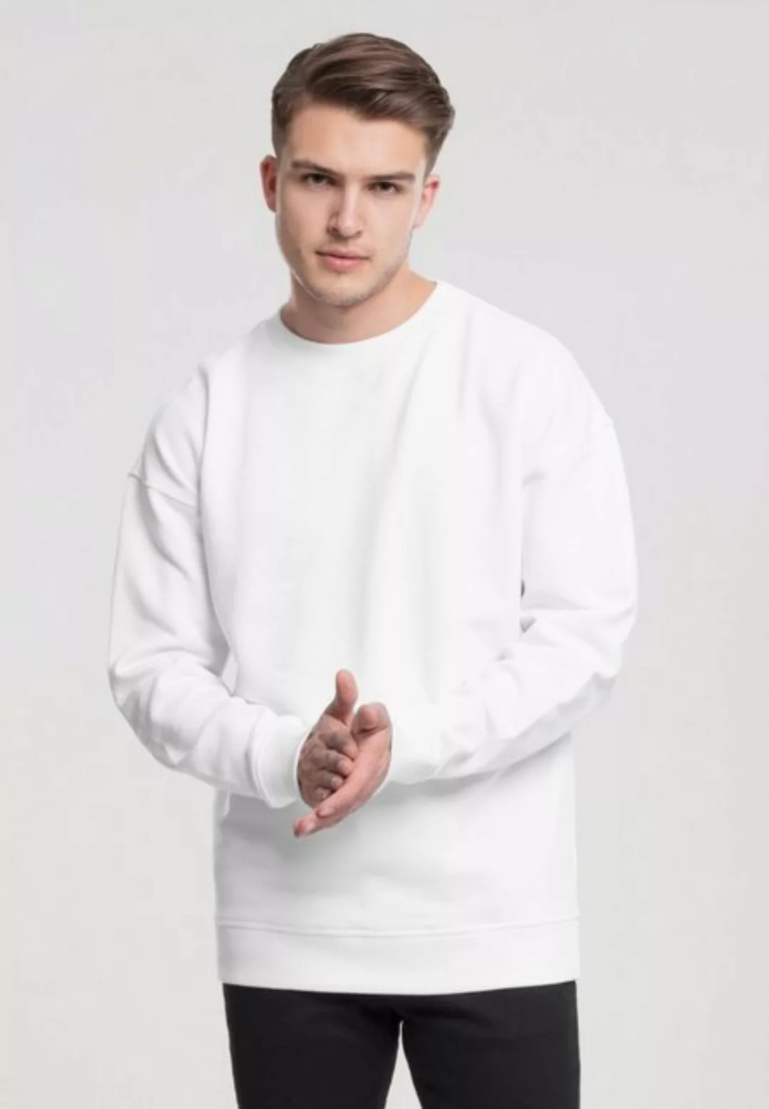 URBAN CLASSICS Rundhalspullover TB1591 - Sweat Crewneck white L günstig online kaufen