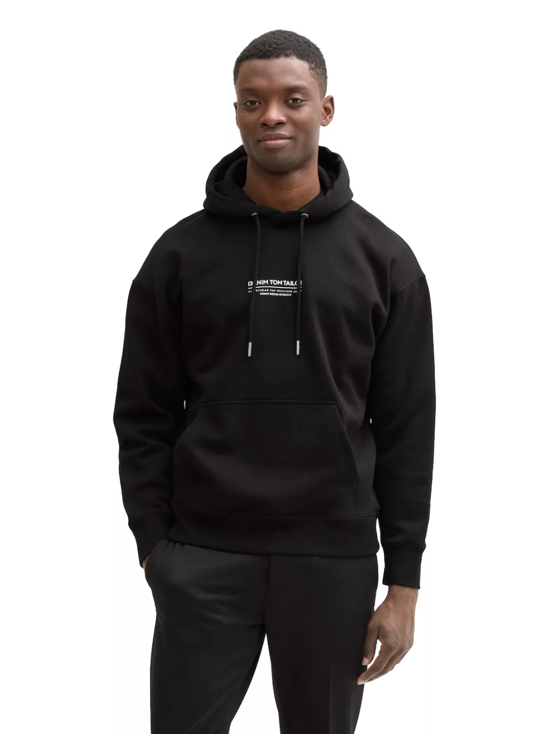 TOM TAILOR Denim Hoodie mit Logo günstig online kaufen