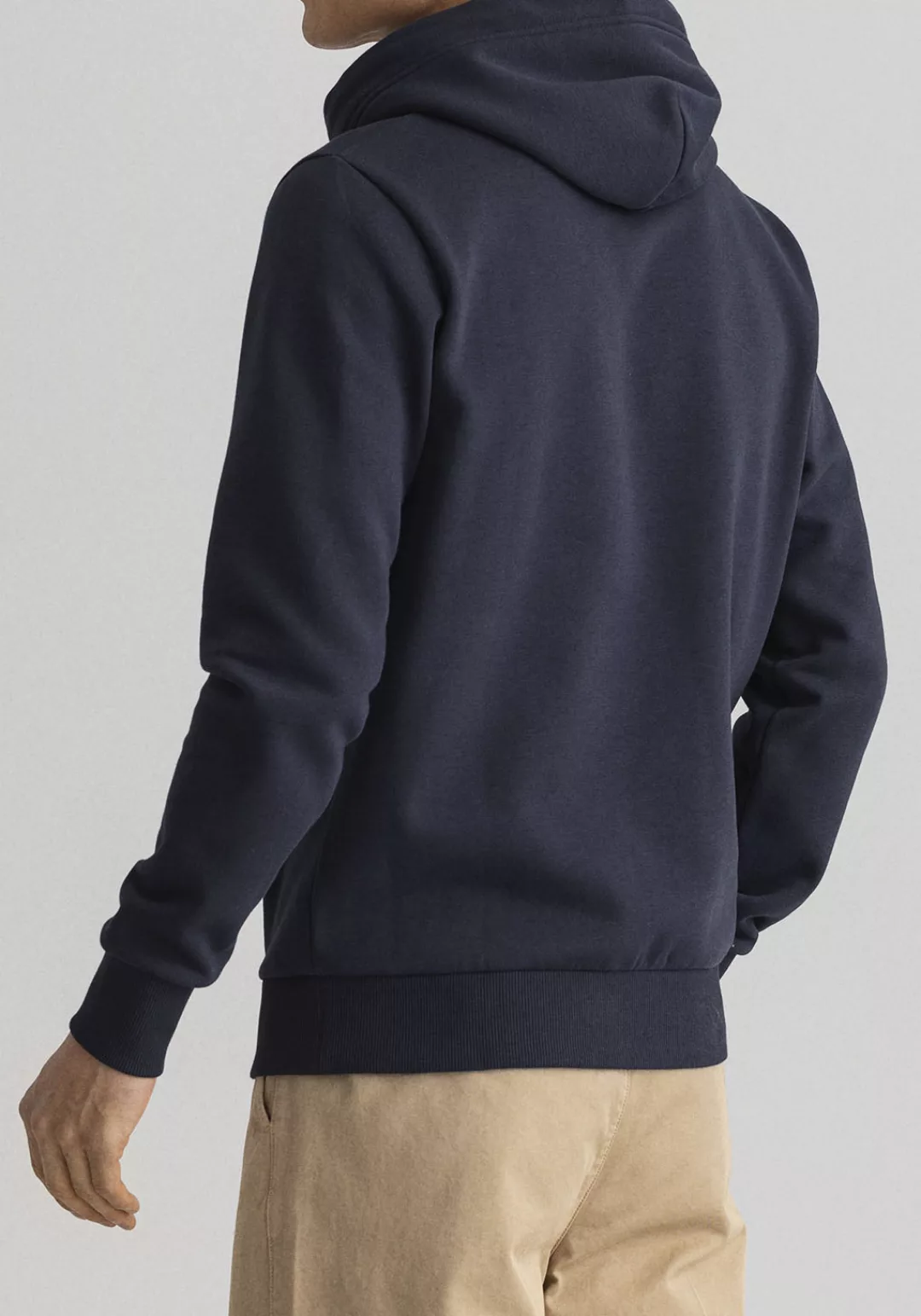 Gant Kapuzensweatshirt TONAL ARCHIVE SHIELD mit Bündchen an Ärmel und Saum günstig online kaufen