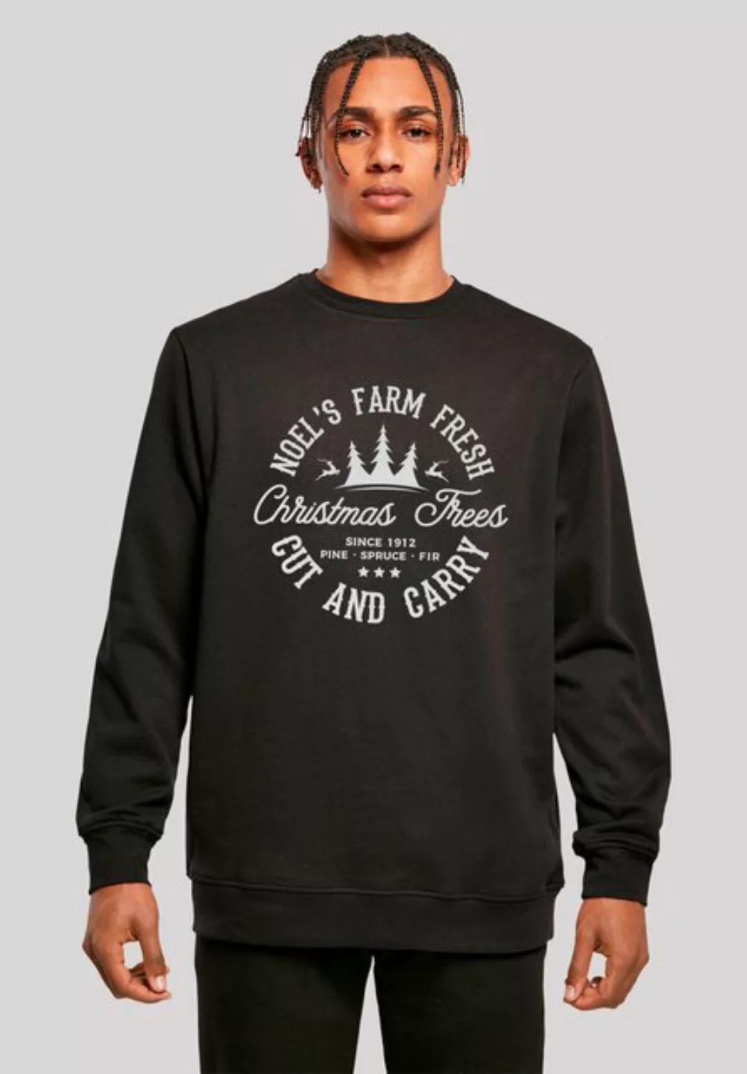 F4NT4STIC Sweatshirt Weihnachten Trees Farm Retro Sign Premium Qualität, Ch günstig online kaufen