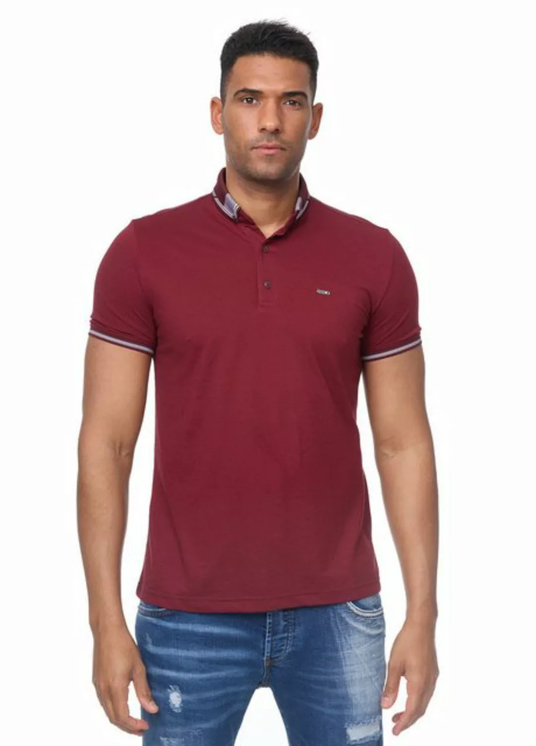 Denim Distriqt Poloshirt Sommer Poloshirt Polo-Shirt kurzarm, Piqué, Kragen günstig online kaufen