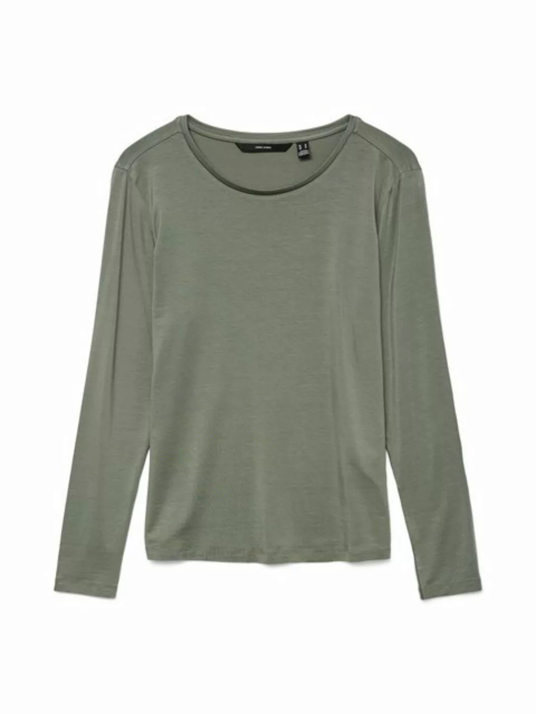 Vero Moda T-Shirt Langarmshirt Regular Fit Rundhals Basic elastisch 7905 in günstig online kaufen