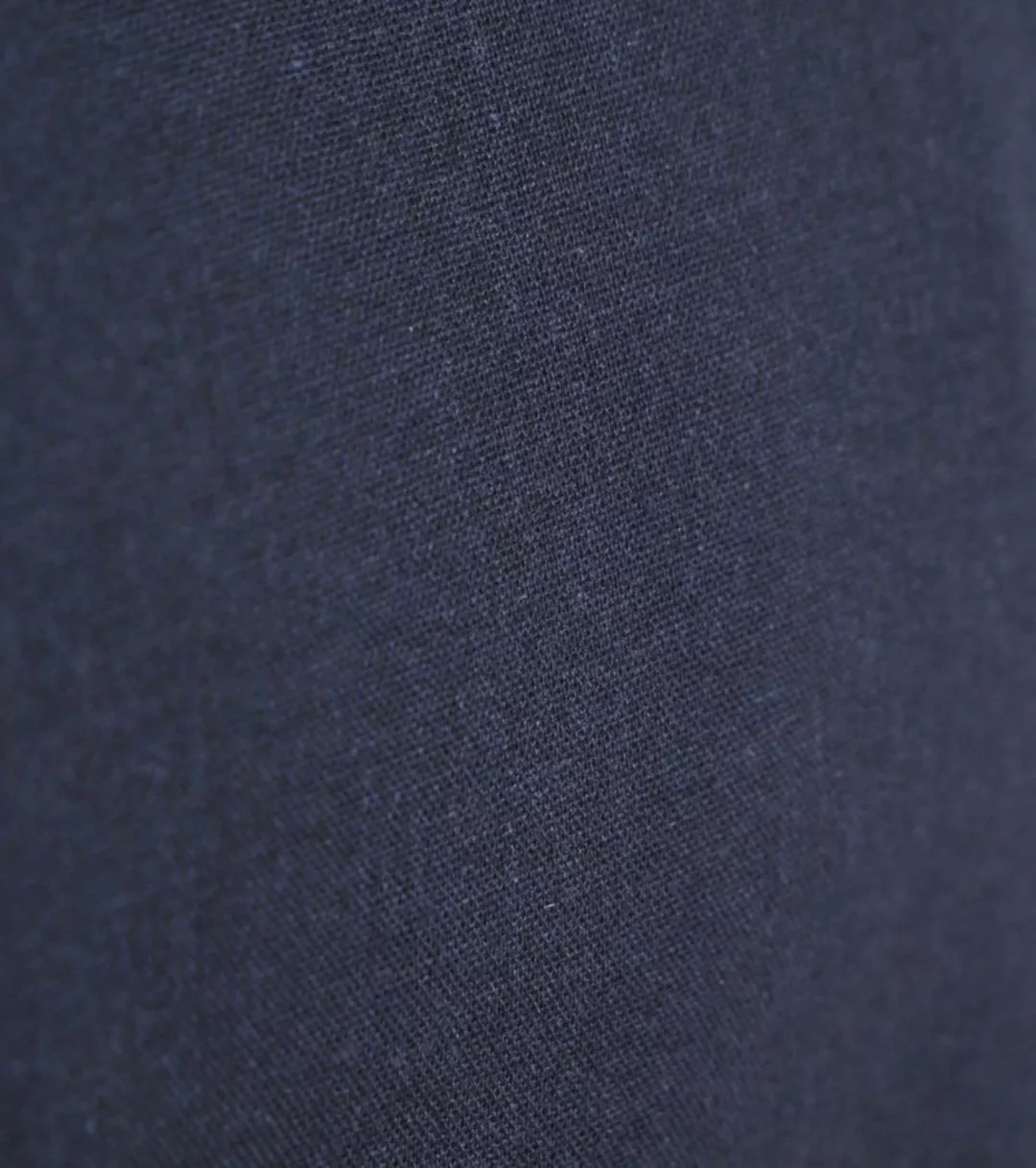 Anerkjendt Short Sleeve Hemd Leo Leinen Navy - Größe M günstig online kaufen